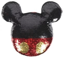 Topolino Cuscino Mickey Mouse Con Paillettes