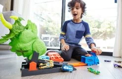 MATTEL Hot Wheels City Pista Attacco Del Triceratopo, GBF97