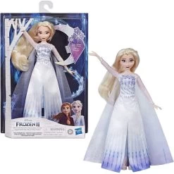 Hasbro Frozen 2 Elsa, Bambola Cantante Che Canta La Canzone "Some Things Never Change"