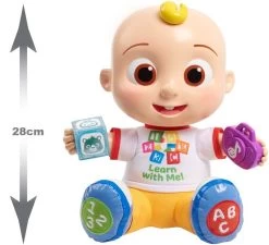 Cocomelon Bambola JJ, Bambolotto Interattivo 50 Frasi