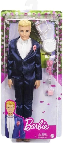 MATTEL Barbie Ken Sposo, Bambola Con Accessori