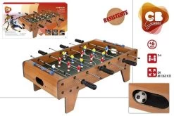 Calcetto In Legno Gioco Di Calcio Balilla Deluxe 68cm