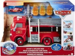MATTEL Cars Playset Cambia Colore - Camion Dei Pompieri