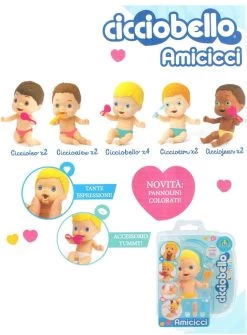 GIOCHI PREZIOSI Cicciobello Amicicci Pannolini Colorati