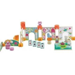 Costruzioni In Legno Per Bambini, Kit Da 40 Pezzi Sevi Magic Land