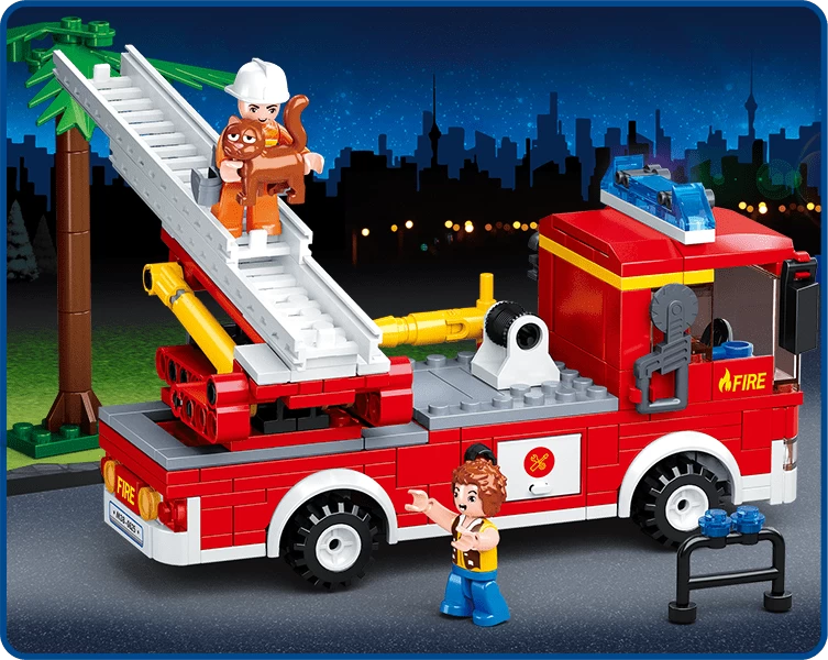 Sluban Set Costruzioni Camion Dei Pompieri - immagine 5