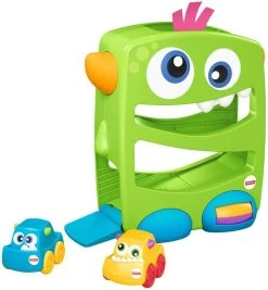 Fisher Price Mostriciattolo Con Rampa E Veicoli +6mesi