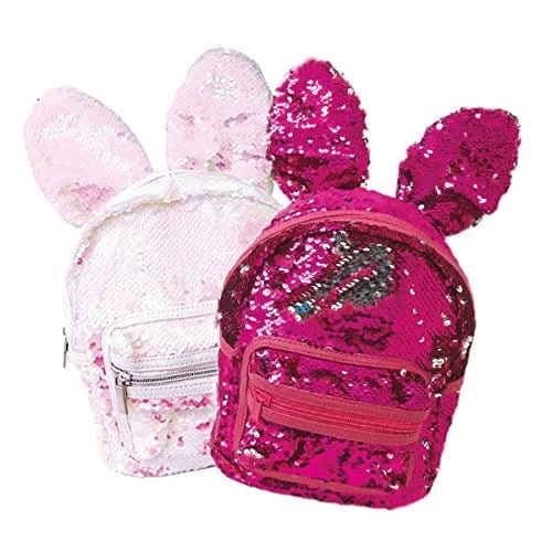 Nice Zaino Girabrilla Coniglietto, Zainetto Bunny Con Paillettes - immagine 2