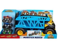 MATTEL Hot Wheels Monster Truck Mover - Trasportatore Con 3 Veicoli