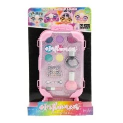Nice Influencer Trousse Per Bambine, Make Up E Nails Trolley