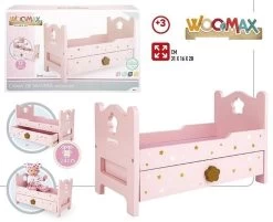 Letto In Legno Per Bambole E Bambolotti