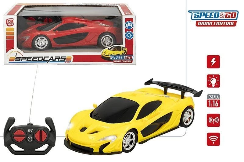 Macchina Telecomandata Con Luci Scala 1:16