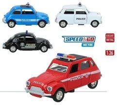 Modellino Auto Storiche Polizia 1:36