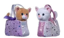 Peluche Con Borsetta Gattino