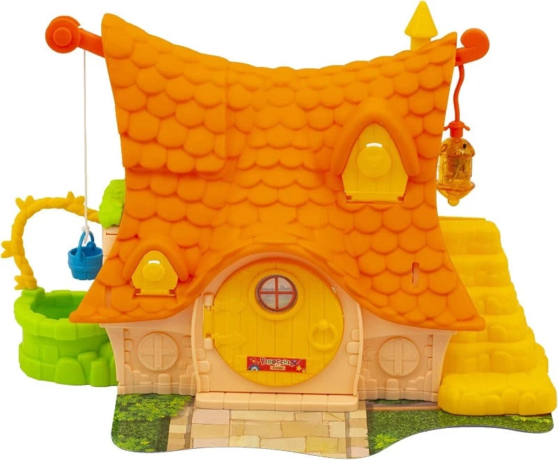 GIOCHI PREZIOSI Pinocchio E Friends, Casa Di Geppetto Playset Con Luci, Include Due Personaggi - immagine 3