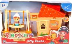 GIOCHI PREZIOSI Pinocchio E Friends, Playset Casa Con Personaggio Assortito