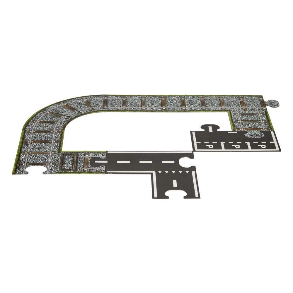 Puzzle Crea Strada Auto E Binari Treno - immagine 2