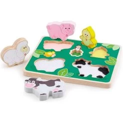 Puzzle Tattile Della Fattoria Trudi - Sevi 88032