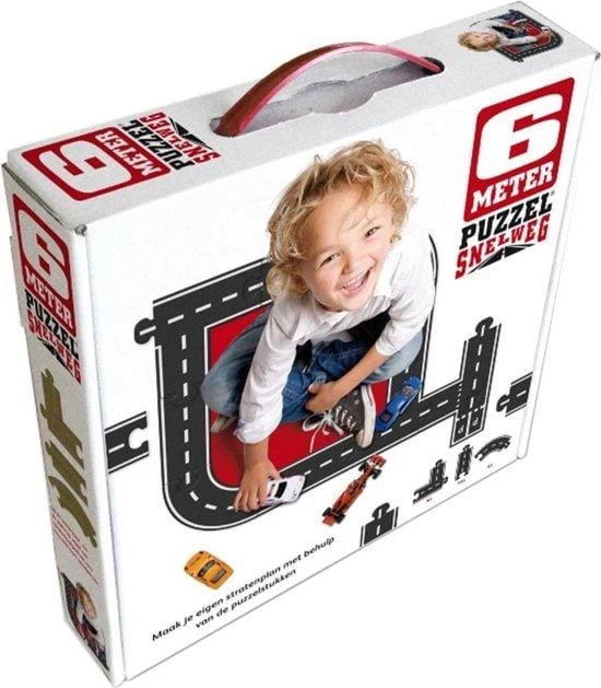 Puzzle Crea Strada Auto E Binari Treno