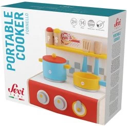 Trudi Fornello In Legno Cucina Portatile Sevi