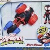 Hasbro Spiderman Amazing Friends, Miles Morales Techno Racer 2 In 1
