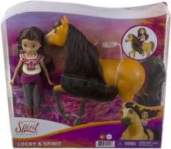 MATTEL Spirit Cavallo Con Bambola, Lucky E Spirit