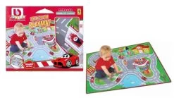 Goliath Bburago Junior, Tappeto Stradale Con Automobile Ferrari +12 Mesi