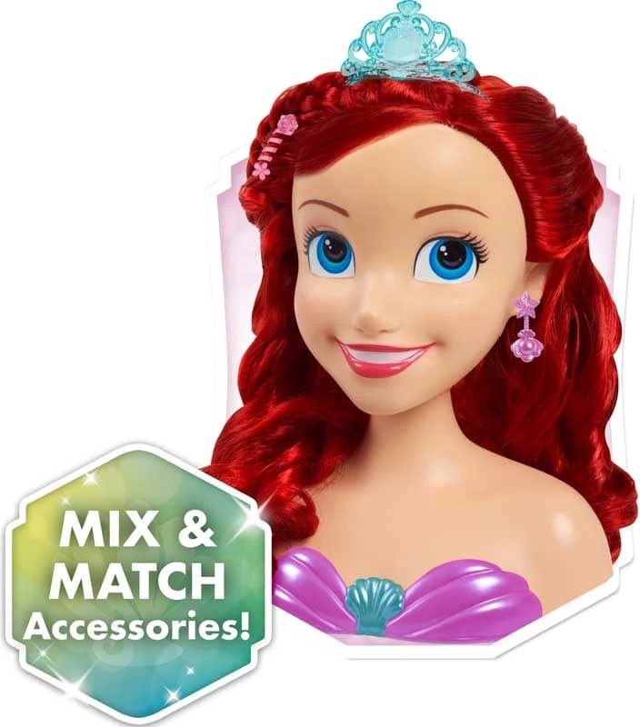 Disney Princess Ariel Testa Acconciature Styling - immagine 3