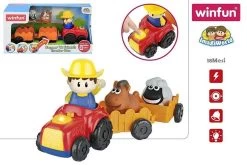 Winfun Trattore Della Fattoria Con Luci E Suoni +18Mesi