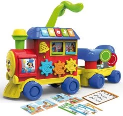 Lisciani Carotina Baby - Trenino Cavalcabile 4in1