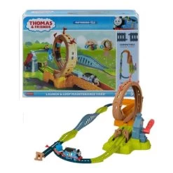 Fisher Price Thomas Pista Trackmaster Motorizzata Super Loop, Playset Lancia E Sfreccia