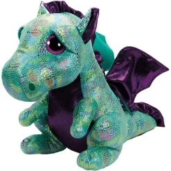 Ty Peluche Occhioni Draghetto Verde Cinder 24 Cm