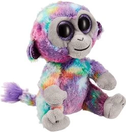 Ty Peluche Occhioni Scimmia Colorata Zuri 15 Cm