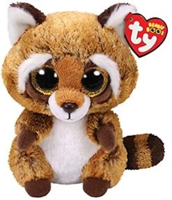 Ty Peluche Occhi Grandi Procione Rusty 15 Cm