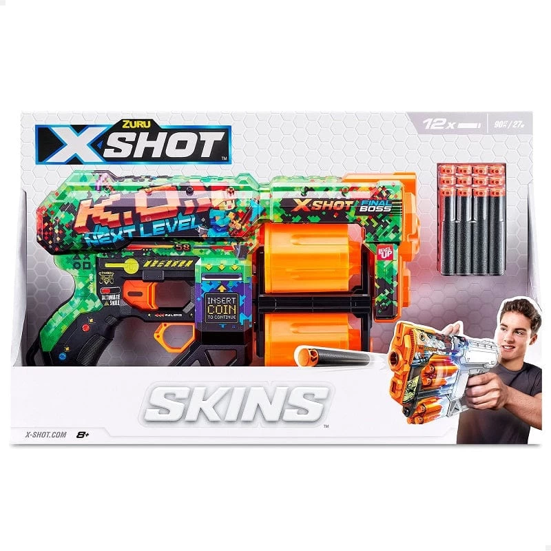 X-Shot Skins, Blaster Serigrafati Con Dardi In Schiuma - immagine 3