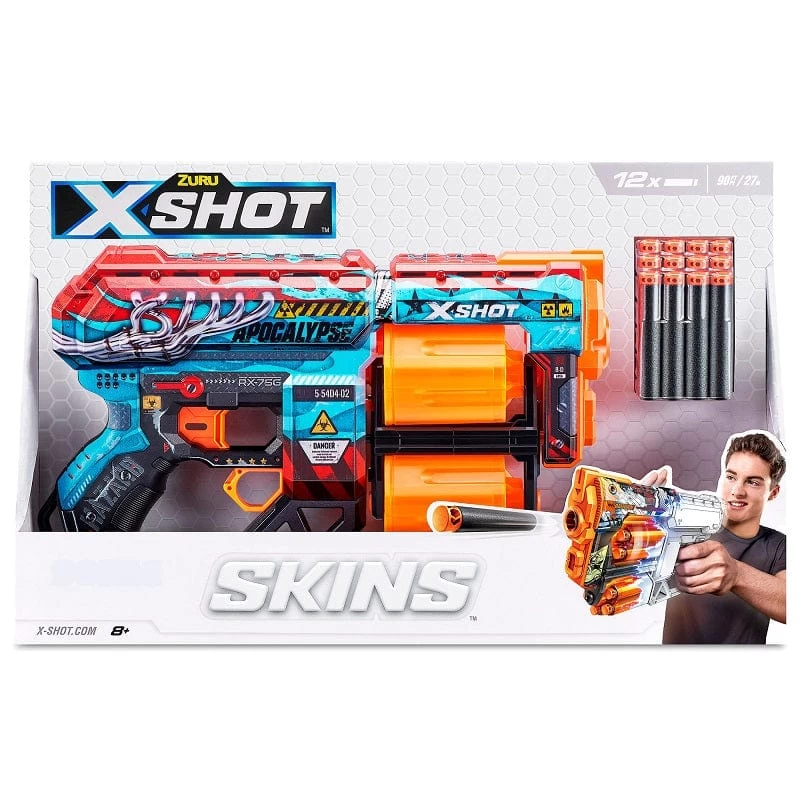 X-Shot Skins, Blaster Serigrafati Con Dardi In Schiuma - immagine 5
